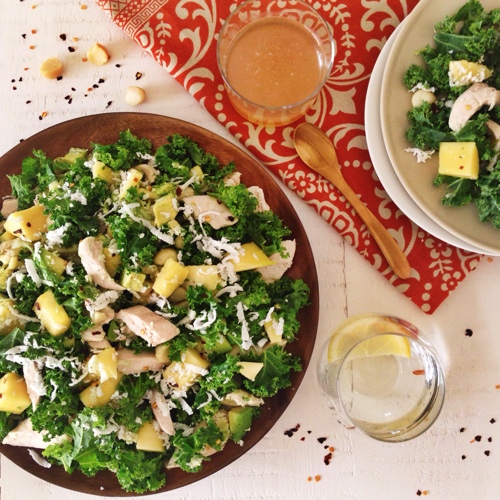 chicken-kale-and-coconut-salad